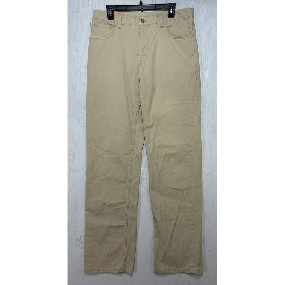 Mens Faconnable Chino Pants Size 36 (Measures 34x35) Classic Khaki F40